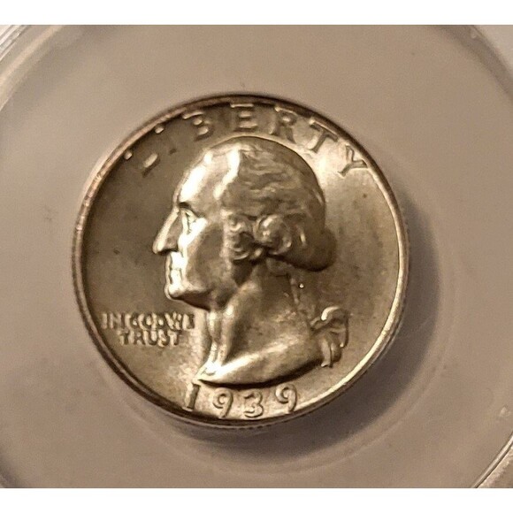 1939 Washington Quarter MS67 ANACS - Picture 3 of 4